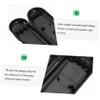 Abaodam Oval Storage Box Portable Case for Game Organization Plastic Holder Black for Home and Travel Use view 4