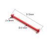 1/18 RC Car Upgrade Parts A959B A949 A959 A969 A979 K929 Himoto E18 Spino 4pcs Metal Drive Shaft Dogbone A959-07(Red) view 3