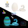 3D Printed Snake Toys, Flexible 3D Eco-Friendly Animal Toy, ADHD Fidget Snake, Unique Desk Pet for Collectors, Stress Relief & Home Decor (Candy Fluorescent Egg, 11.8') view 2