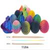 3D Printed Snake Toys, Flexible 3D Eco-Friendly Animal Toy, ADHD Fidget Snake, Unique Desk Pet for Collectors, Stress Relief & Home Decor (Candy Fluorescent Egg, 11.8') view 3