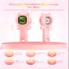 2-in-1 Microscope Camera for Kids, Mini Handheld Microscope Supporting Multiple Viewing Angles, Outdoor Educational Science Adventure Toys, Birthday Gifts for 3-10 Years Old Girls, Pink Cat view 2