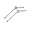 1/12 RC Car Upgrades Parts Accessories 12428 12423 12428-ABC Metal Drive Shaft Driveshaft CVD 12428-0090(Silver) view 1