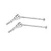 1/12 RC Car Upgrades Parts Accessories 12428 12423 12428-ABC Metal Drive Shaft Driveshaft CVD 12428-0090(Silver) view 4