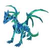 3D bone spined pterosaur, 3D printed dragon, 3D printed flying dragon with wings, 3D printed dragon toys - suitable for home office decoration and administrative desk pets (Blue-Green(11.81IN)) view 1