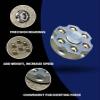 Alloy Metal Fidget Spinners,High-Speed Bearing & Weight Adjustable,Stress Relief Fidget Toys Adults (Rose Gold) view 3