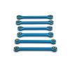 for MJX 10208 1/10 Metal Turnbuckles Pull Rod Link Rod Steering Rod Set RC Car Upgrade Parts Accessories Replacement Parts RC Car Repair Kit(Blue) view 1