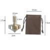 Portable No Resistance Gyro Metal Spinning Top, Nicely Machined Stainless Steel Gyroscope No Resistance Gyro Prop view 2
