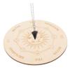 DECHOUS 1set Pendulum Board Dowsing Necklace Witch Altar Divination Tool Unique Metaphysical Message Board for Spiritual Practices view 1