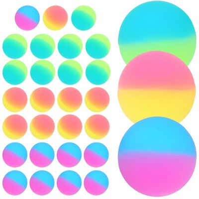 Milisten 30pcs Floating Bouncing Balls for Boy Girl Plastic Pressure Relief Toys for Fun Parties Playtime and Stress Relief Safe for Toddlers and Boy Girl