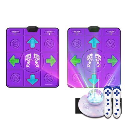 GGGUOJINN Step Dance mat Non-Slip Somatosensory Dance Machine Yoga Electronic Dance Play Mat, Dance Mat Pad Pads Dancer Step Pads (Color : D) (D)