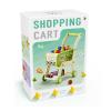 Plastic Height Adjustable Role Play Kids Shopping Cart Toy Without Accessories (Green) view 2