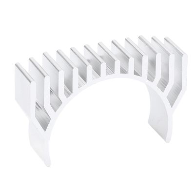 Tyenaza Motor Cooling Heat Sink, Aluminium Alloy Multifunctional Electric Engine Motor Heatsink for K1 K1C K1 Maximum (Silver)