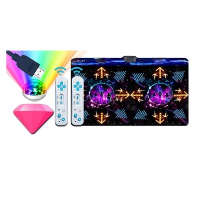 GGGUOJINN Step Dance mat Game Dance Mat, Dancing Mat for Dance Revolution Non-Slip for PC Laptop Video Game Dancer Step Pads (Color : D) (F)