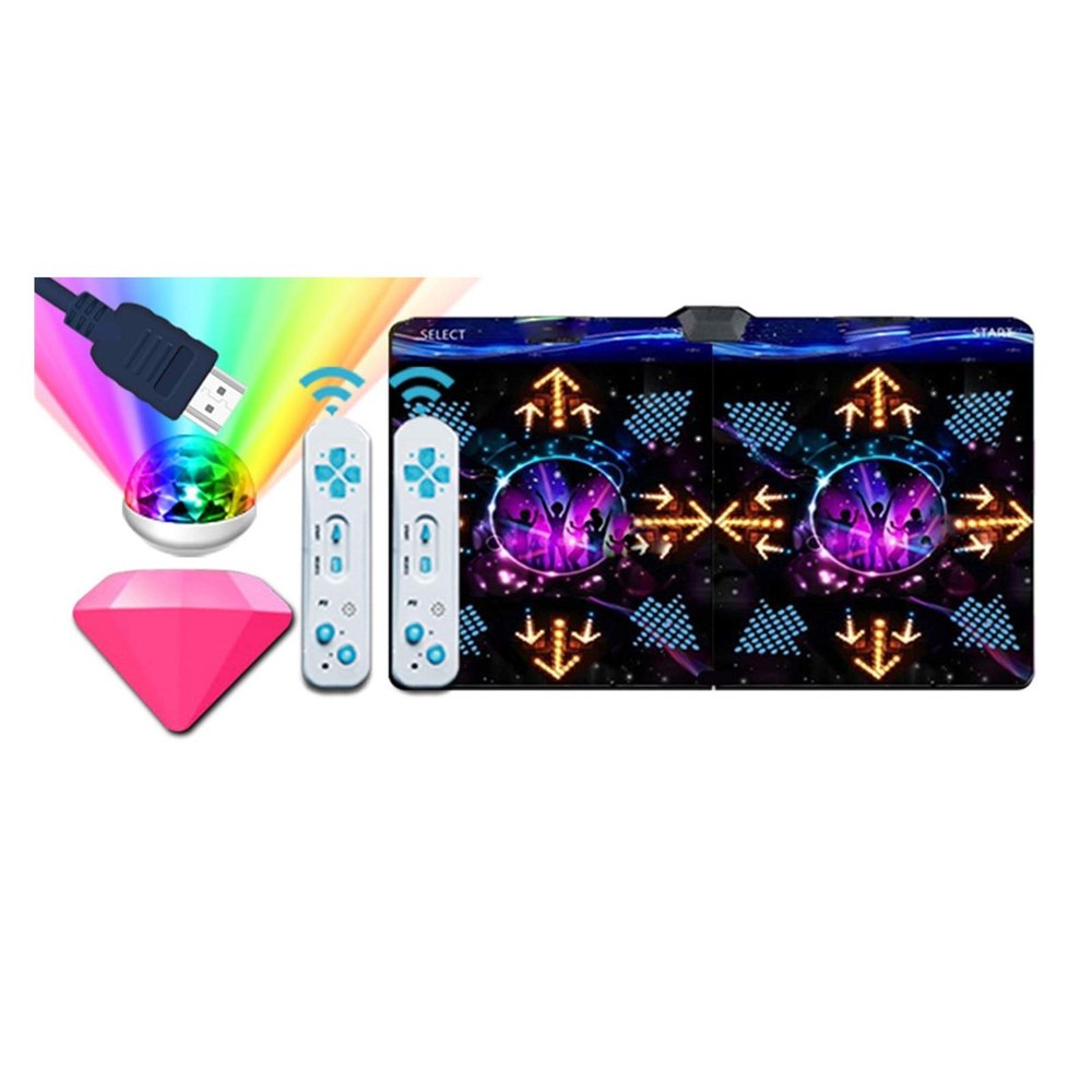 GGGUOJINN Step Dance mat Game Dance Mat, Dancing Mat for Dance Revolution Non-Slip for PC Laptop Video Game Dancer Step Pads (Color : D) (F)