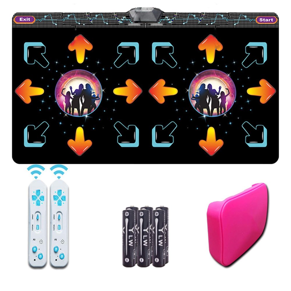 GGGUOJINN Game Carpet Connected to TV, Home Dance Mat, Double Dance Exercise, Somatosensory Dance Machine (Color : Unlimited 64G 1) (Unlimited 32g 1)