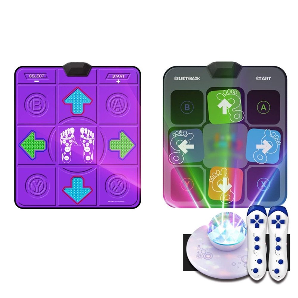GGGUOJINN Step Dance mat Non-Slip Somatosensory Dance Machine Yoga Electronic Dance Play Mat, Dance Mat Pad Pads Dancer Step Pads (Color : D) (C)