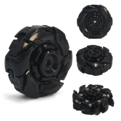 WaJexy Fidget Spinners for Adults, Open Armor Mecha Design Metal Fidget Spinner, EDC Fidget Toys Spinning Toy Desk Toy for Stress Relief & Anxiety (Black)