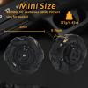 WaJexy Fidget Spinners for Adults, Open Armor Mecha Design Metal Fidget Spinner, EDC Fidget Toys Spinning Toy Desk Toy for Stress Relief & Anxiety (Black) view 4