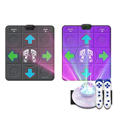 GGGUOJINN Step Dance mat Non-Slip Somatosensory Dance Machine Yoga Electronic Dance Play Mat, Dance Mat Pad Pads Dancer Step Pads (Color : D) (F)