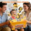 FLY2SKY Construction Toys for 3 4 5 6 7 8 Year Old Boys 9 in 3 Take Apart Toys with Electric Drill Take Apart Truck Set DIY Engineering Building Toy Push & Go STEM Toy Gift for Boys Toys Age 6-8 view 3