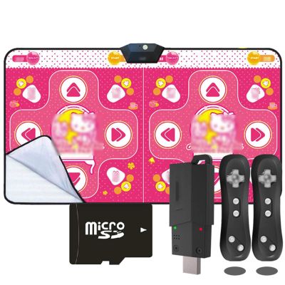 GGGUOJINN Step Dance mat Somatosensory Dance Machine, Non-Slip Dancing Step Dance Mat, TV AV Video Game Dance Mats Pads Dancer Step Pads (Color : A) (B)