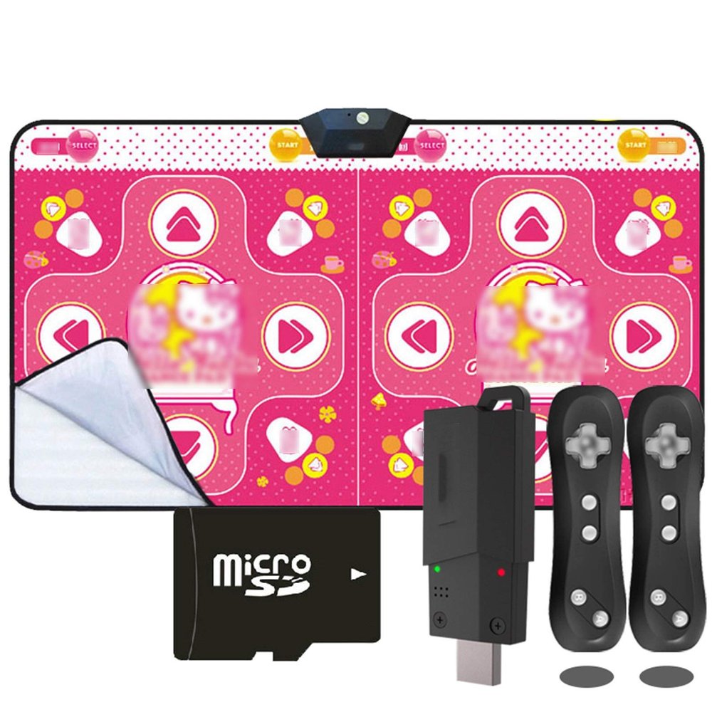 GGGUOJINN Step Dance mat Somatosensory Dance Machine, Non-Slip Dancing Step Dance Mat, TV AV Video Game Dance Mats Pads Dancer Step Pads (Color : A) (B)