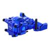 Aluminum 7075 Alloy Front Upper and Lower Bulkhead for Traxxas 1:16 Mini Maxx/Mini Slash/XRT VXL 3S Monster Truck Upgrades - Blue view 1