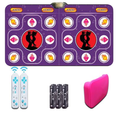 GGGUOJINN Step Dance mat Game Carpet Connected to TV, Home Dance Mat, Double Dance Exercise, Somatosensory Dance Machine Dancer Step Pads (Color : Wired) (Unlimited)