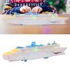 Akozon Vibrant Electric Music Ship Boat Toy with Lights and Sound Effects, Highly Simulated Toy Boat for Kids Over 3 Years Old - Powered by 3 AA Batteries view 4