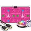 GGGUOJINN Step Dance mat Somatosensory Dance Machine, Slimming Men and Women Home Dancing Mat Game Running Mat Dancer Step Pads (Color : F) (G) view 1