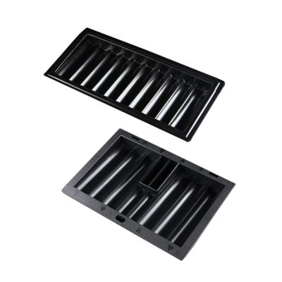 GARVALON 2pcs Plastic Poker Chip Tray Chip Holder for Table Games Space-Saving Design for Organized Poker for Game Night and Parties