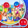 12 Pack Spider Theme Beach Ball - 9.84" Bulk Inflatable Beach Balls for Summer Water Games Pool Games, Blue and Red Spider Web Birthday Party Decorations Favors Supplies, Graduation Decorations 2026 view 4