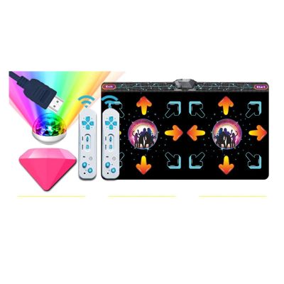 GGGUOJINN Step Dance mat Game Dance Mat, Dancing Mat for Dance Revolution Non-Slip for PC Laptop Video Game Dancer Step Pads (Color : D) (A)
