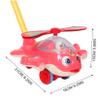 GALPADA Height Trolley Walker with Whistle for Boys Push Toy for Toddlers Safe Learning Activity Cart for Early Walking Fun Red Design view 2