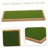 Abaodam Artificial Grass Riser Stand with Display Rack Figures Grass Turf Model Holder view 4