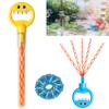 32-Hole Five-Claw Bubble Wand, 5 Claw Smiley Bubble Stick, Bubble Claw Wand, Smiley Face Bubble Claw Wand, 5 Claw Bubble Wand, Bubble Machine for Summer Outdoors with Bubble Liquid (Yellow) view 1