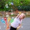 32-Hole Five-Claw Bubble Wand, 5 Claw Smiley Bubble Stick, Bubble Claw Wand, Smiley Face Bubble Claw Wand, 5 Claw Bubble Wand, Bubble Machine for Summer Outdoors with Bubble Liquid (Yellow) view 4