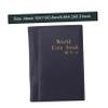Angoily Coin Collecting Album Blue Pu Cover for Storing and Displaying Coin Collections Portable and Lightweight view 2