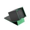 Mage Tech Adventurer [Apprentice] Modular Deck Box - Holds 99 Double-Sleeved Cards - Ultra-Rugged, Expandable Design - MTG PTCG LOR OPCG & More - Black/Green view 1
