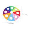 LIOOBO 9holes Cooperative Play for Kindergarten Boys and Girls Games Outdoor Sensory Training Parachute Toy view 2