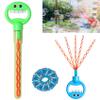 32-Hole Five-Claw Bubble Wand, 5 Claw Smiley Bubble Stick, Bubble Claw Wand, Smiley Face Bubble Claw Wand, 5 Claw Bubble Wand, Bubble Machine for Summer Outdoors with Bubble Liquid (Green) view 1