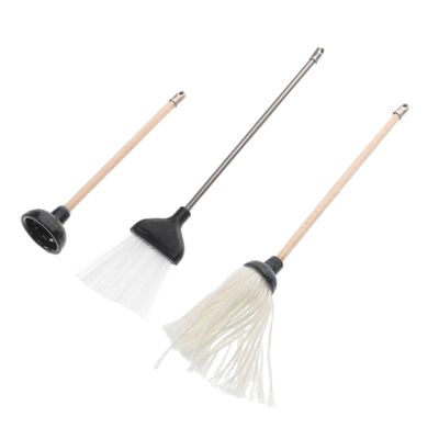 Abaodam 1set Miniature Dollhouse Cleaning Set Bathroom Accessories Broom Mop and Plunger Realistic Dollhouse for Cleaning Spaces for Miniature Scenes and Collections