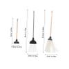 Abaodam 1set Miniature Dollhouse Cleaning Set Bathroom Accessories Broom Mop and Plunger Realistic Dollhouse for Cleaning Spaces for Miniature Scenes and Collections view 2