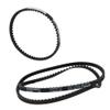 ZAWELIYO 516T Front and 177T Rear Belt Spare Parts for Sakuras XI XIS RC Car Accessories, Applicable to RC Vehicles and Remote Control Toys, Black Color (Black) view 1