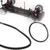 ZAWELIYO 516T Front and 177T Rear Belt Spare Parts for Sakuras XI XIS RC Car Accessories, Applicable to RC Vehicles and Remote Control Toys, Black Color (Black) view 3