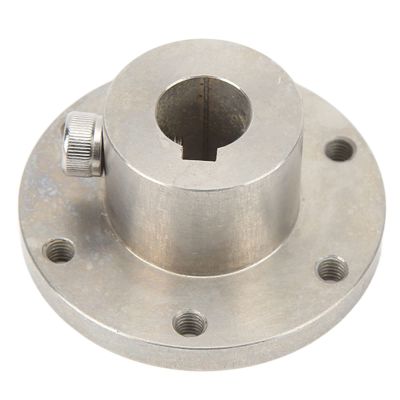 CQJRGF RC Flange Coupling 14MM Flange Coupling Connector Stainless Steel Key Hub RC Shaft Coupling Replacement Parts with Chain Slot Flange Coupling Connector Accessory for DIY RC Model Motors
