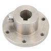 CQJRGF RC Flange Coupling 14MM Flange Coupling Connector Stainless Steel Key Hub RC Shaft Coupling Replacement Parts with Chain Slot Flange Coupling Connector Accessory for DIY RC Model Motors view 1