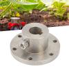 CQJRGF RC Flange Coupling 14MM Flange Coupling Connector Stainless Steel Key Hub RC Shaft Coupling Replacement Parts with Chain Slot Flange Coupling Connector Accessory for DIY RC Model Motors view 3