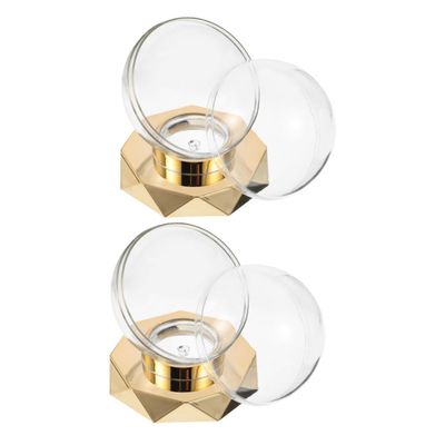 Kisangel 2pcs Baseball Display Case Elegant Base Holder for Baseballs Golf and Tennis for Collectors and Sports Enthusiasts