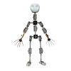 BAIYITONGDA 12CM-18CM Metal Puppet Figure with Hands and Skull,DIY Stop Motion Animation Armature Kit, Metal Skeleton for Character Design Creation,16cm view 2